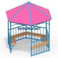 Беседка с лавками МАФ 4120 в Сургуте