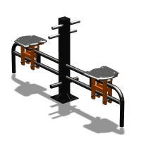 Уличный тренажер  "Каталка двойная"   УТ215 в Сургуте