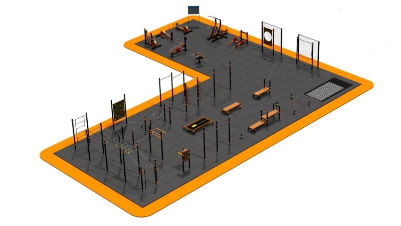 Дизайн проект спортплощадки Угловая в Сургуте