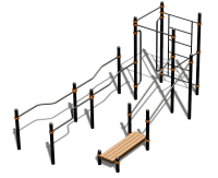 Спортивный комплекс воркаут ВС-194 в Сургуте