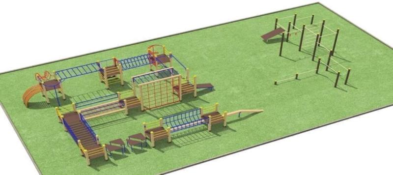Проект спортплощадки с полосой препятствий - 1 178 100 рублей в Сургуте