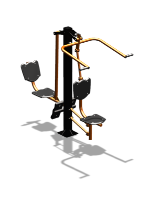 Уличный тренажер "Верхняя тяга Жим ногами" УТ322 в Сургуте