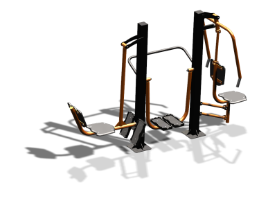 Уличный тренажер "Жим ногами Шагомер Жим от груди" УТ333 в Сургуте