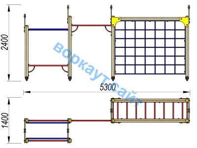 Детский спортивный комплекс Атлет ДСК 3106 в Сургуте
