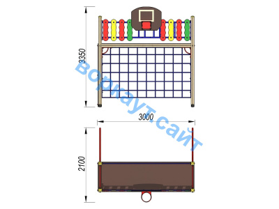 Детский спортивный комплекс ДСК 3101 в Сургуте