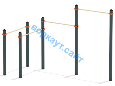 Турник двойной с брусьями ВС-17 в Сургуте