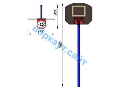 Баскетбольный щит СИО 3510 в Сургуте