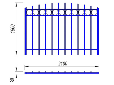 Ограждение спортивной площадки МАФ 5005 в Сургуте