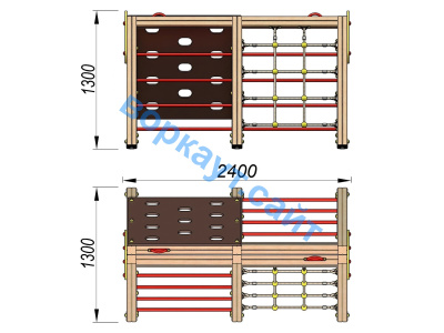 Детский спортивный комплекс ДСК 3203 в Сургуте