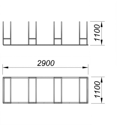 Велопарковка МАФ 6002 в Сургуте