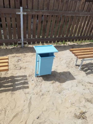 Урна с крышкой МАФ 1631 в Сургуте