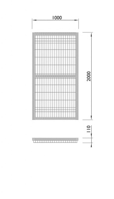 Калитка спортивной площадки МАФ 5105 в Сургуте