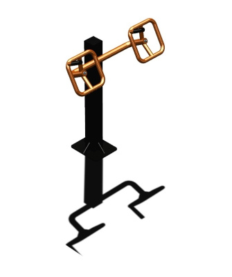 Уличный тренажер "Штурвал одинарный" УТ 122 в Сургуте