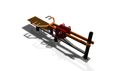 Силовой уличный тренажер  "Жим лежа"  УТ411 в Сургуте