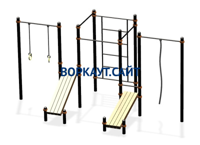 Спортивный комплекс воркаут ВС-44 в Сургуте