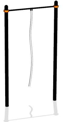 Турник с гимнастическим канатом ВС-34 в Сургуте