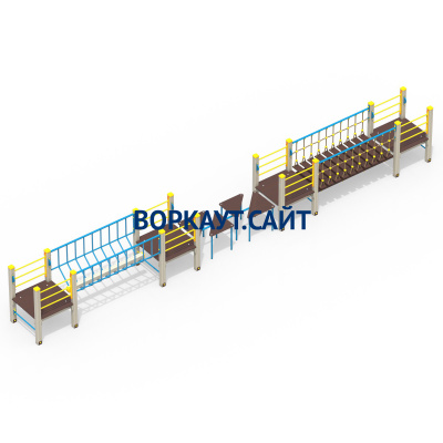 Детский спортивный комплекс Двойной мостик ДСК 3115 в Сургуте