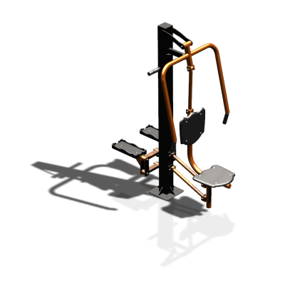 Уличный тренажер "Жим от груди Степпер" УТ342 в Сургуте