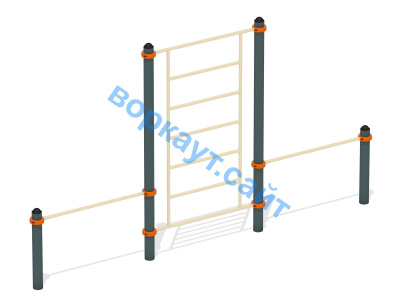 Шведская стенка с перекладинами ВС-13 в Сургуте
