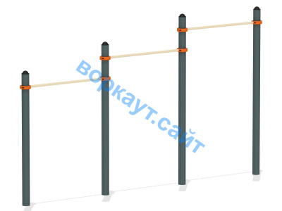 Турник тройной ВС-4 в Сургуте