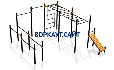 Спортивный комплекс воркаут ВС-109 в Сургуте