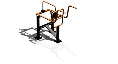 Силовой уличный тренажер  "Приседания"  УТ404 в Сургуте