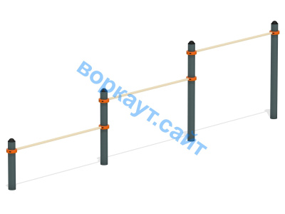 Каскад турников тройной ВС-6 в Сургуте