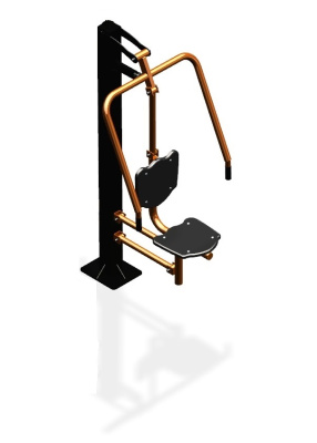 Уличный тренажер "Жим от груди одинарный" УТ 111 в Сургуте