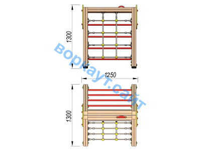Детский спортивный комплекс ДСК 3201 в Сургуте