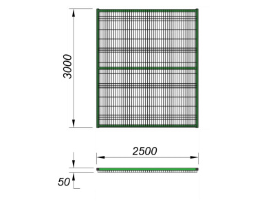 Ограждение спортивной площадки 2500х3000 МАФ 5103 в Сургуте