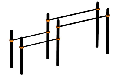 Брусья разновысокие ВС-15 в Сургуте