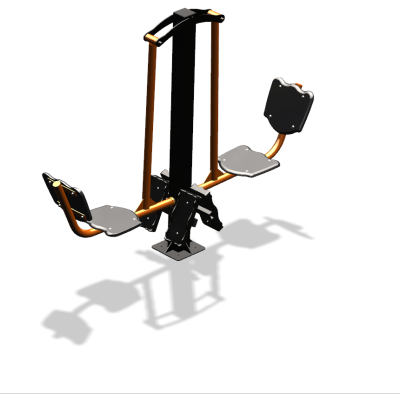Уличный тренажер  "Жим ногами двойной"  УТ203 в Сургуте