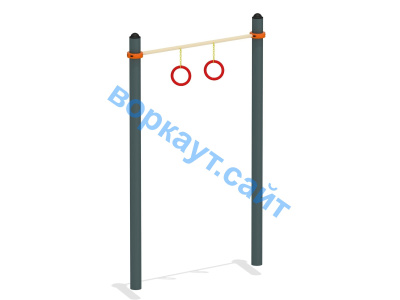 Турник с кольцами ВС-7 в Сургуте Турник с кольцами ВС-7 в Сургуте