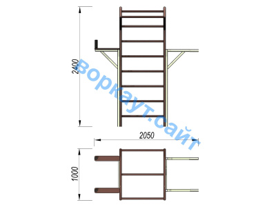 Детский спортивный комплекс 3 в 1 ДСК 3103 в Сургуте