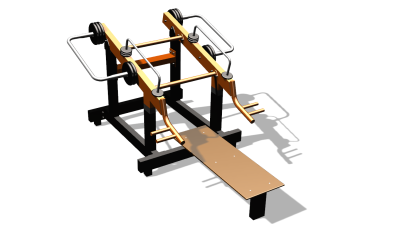 Силовой уличный тренажер  "Жим от груди"  УТ422 в Сургуте