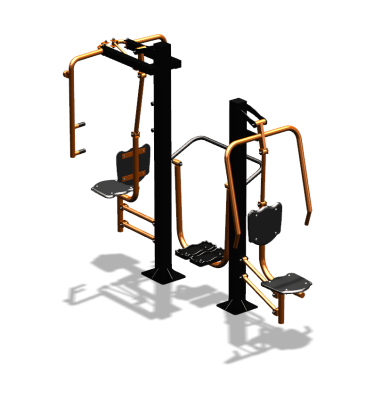 Уличный тренажер "Жим от себя Шагомер Баттерфляй" УТ303 в Сургуте