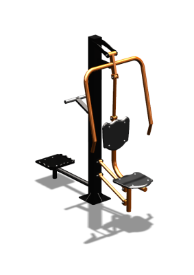 Уличный тренажер "Жим от груди Твистер" УТ328 в Сургуте