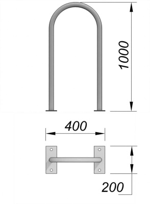 Велопарковка МАФ 6001 в Сургуте
