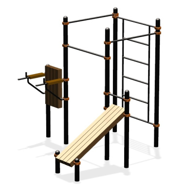 Спортивный комплекс воркаут ВС-64 в Сургуте