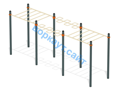 Воркаут комплекс рукоходов ВС-22 в Сургуте
