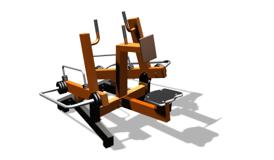 Силовой уличный тренажер  "Рычажная тяга"  УТ419 (тренажер находится на оптимизации у производства  и внешне может отличится от заявленной картинки в Сургуте