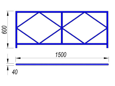 Ограждение площадки МАФ 5001 в Сургуте
