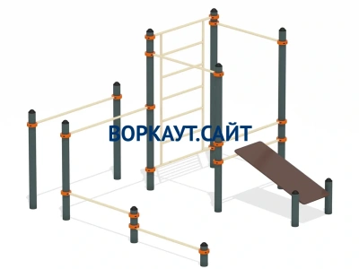 Спортивный комплекс воркаут ВС-43 в Сургуте