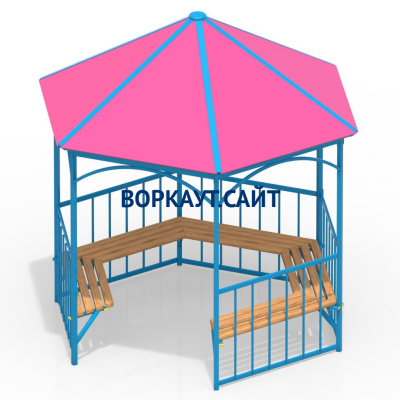 Беседка с лавками МАФ 4120 в Сургуте