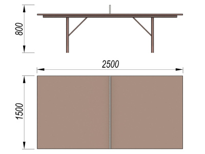 Теннисный стол МАФ 3517 в Сургуте