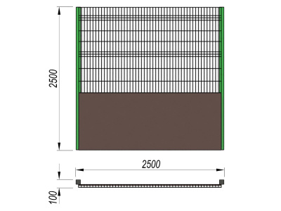 Ограждение хоккейной коробки МАФ 5202 в Сургуте