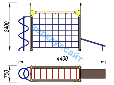 Детский спортивный комплекс Юниор ДСК 3105 в Сургуте