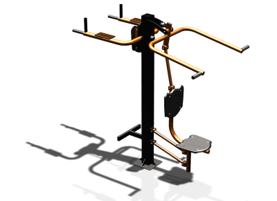 Уличный тренажер "Верхняя тяга Брусья Пресс" УТ339 в Сургуте