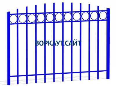 Ограждение спортивной площадки МАФ 5005 в Сургуте