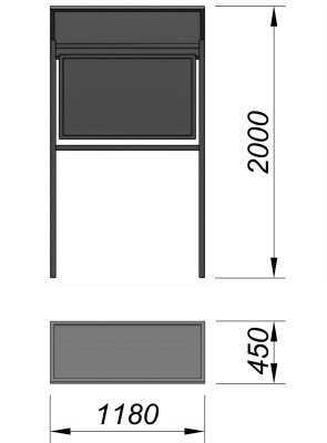 Информационный стенд МАФ 6006 в Сургуте